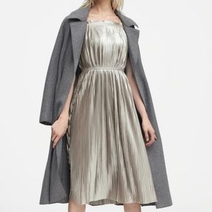 New with Tags Skinny strap metallic gold dress